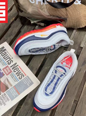NIKE耐克女款AIR MAX97子弹头气垫休闲缓震运动跑步鞋 921733-015