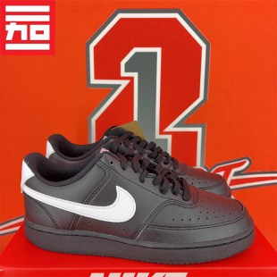 Nike/耐克Court Vision 1 男女同款黑白勾低帮运动板鞋FZ0630-010