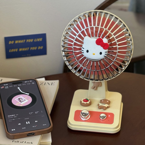 可爱夏天桌面台式usb充电小风扇