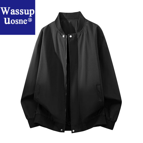 Wassup Uosne外套男士夹克休闲潮流立领上衣男装ma1美式男款工装