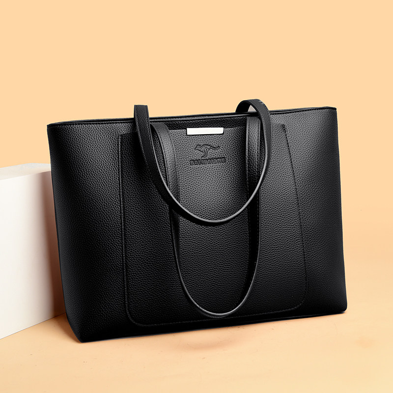 芭黎袋鼠2024新款女士包包大容量可放A4纸单肩妈妈包真皮托特包大,箱包皮具/热销女包/男包,托特包,淘宝优惠券,粉丝福利购,淘宝优惠卷