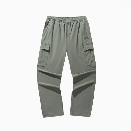 安踏正品中性裤2025夏新款时尚休闲潮梭织直筒运动长裤172528508