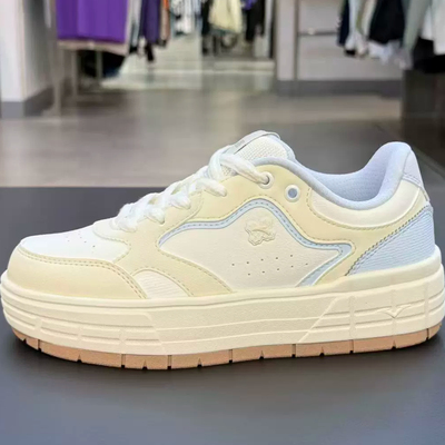 安踏正品皎月女小白鞋2025冬新款休闲经典潮流运动板鞋122548032