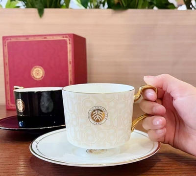 北大文创纪念品骨质瓷水杯仿陶瓷杯学生礼物纪念品生日礼物代购