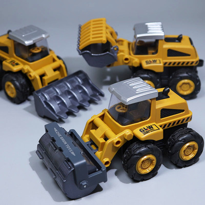 力威惯性耐摔宝宝农夫合金工程车