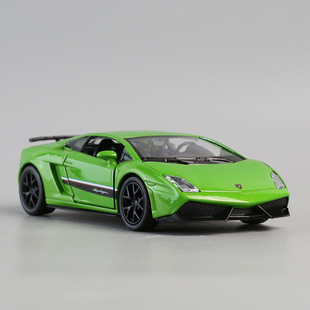 合金跑车模型儿童回力玩具车双开门盖拉多兰博基尼车模埃文塔多