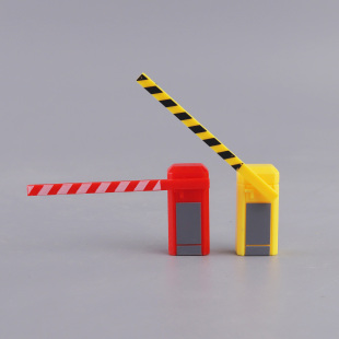 1:32道闸杆模型微缩仿真路障交通场景沙盘道具道路模拟儿童玩具