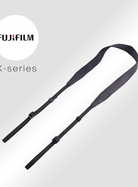 富士X-A1 A2 A3  A5 A7 A10 A20微单相机背带原装PU肩带宽版黑色