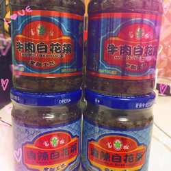 湖北特产农产品野菜新鲜牛肉香辣京山富水白花菜干菜下饭4瓶包邮