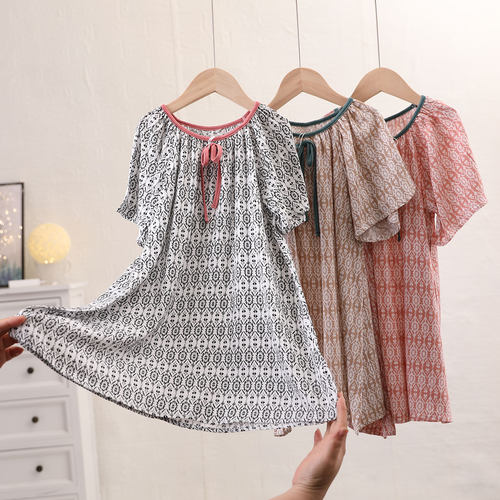 绵绸舒适裙子外穿沙滩服公主裙