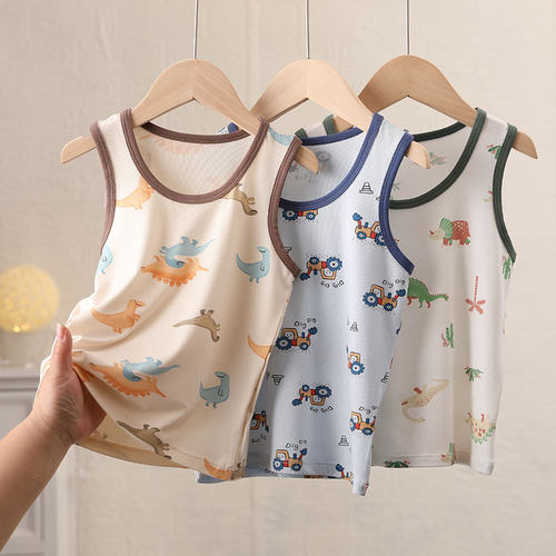 MIPINK儿童背心工字夏季