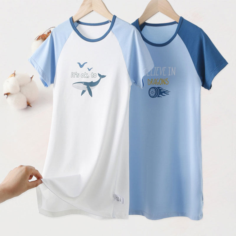 男童夏季新款棉莫睡裙