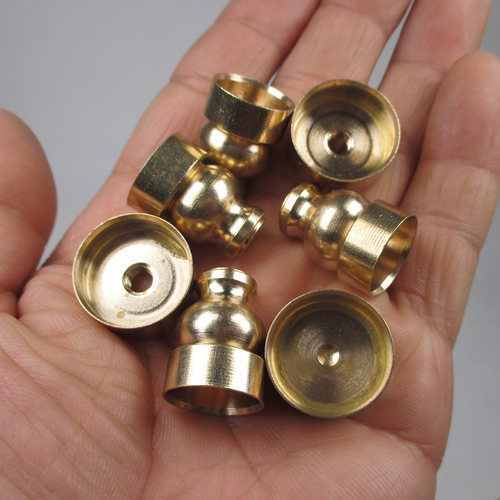 铜箍铜葫芦空竹杆手柄配件