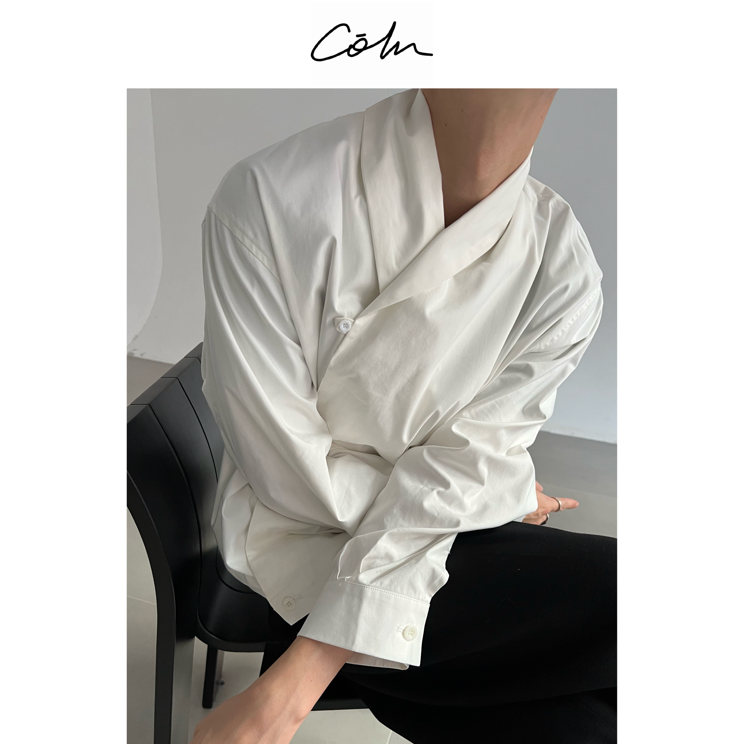 COLN秋季宽松青果领夹克