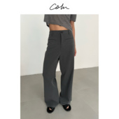 裤 装 除了显高显瘦显腿长显还有配一切 COLN好 就像喇叭高腰西裤
