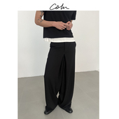 COLN直筒裤 看似平庸无趣实则暗藏心机以至于你以为它是裙其实是裤