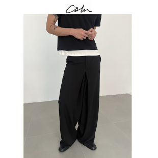 COLN直筒裤 看似平庸无趣实则暗藏心机以至于你以为它是裙其实是裤