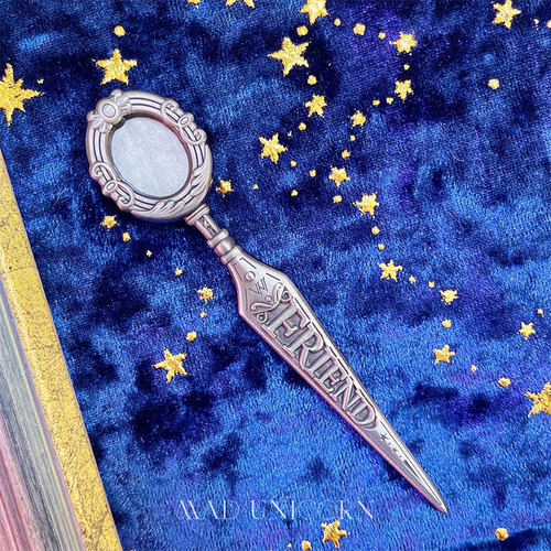 哈利波特同人周边 madunicorn太太徽章 韦斯莱钟磁性相框针