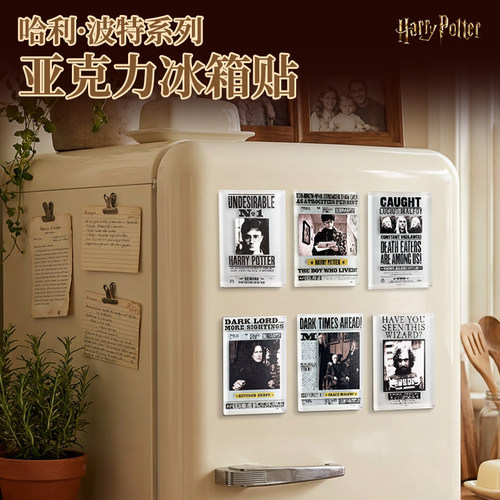 正版哈利波特马尔福3D冰箱贴