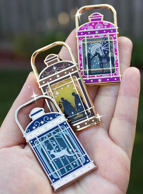 同人周边 madunicorn太太徽章 四学院茶杯提灯守护神系列