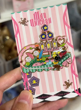 哈利波特同人周边 madunicorn太太徽章 Trolley witch