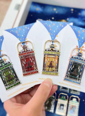 同人周边 madunicorn太太徽章 四学院分院帽提灯系列徽章