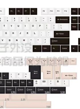 光头GMK olivia键帽原厂高度二色PBT大全套68/75/87/98/108VGNv98