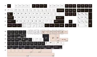 光头GMK olivia键帽原厂高度二色PBT大全套68 108VGNv98