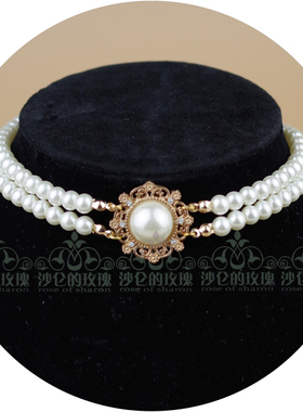 原创！温妮优雅系多层项链珍珠