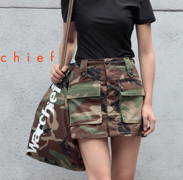 酋长特种兵战术短裙 虎斑纹迷彩半身裙 吃鸡CS真人短裙短裤两件套