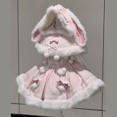 心愿小兔秋冬洛丽塔公主裙套装