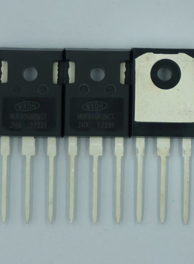 全新原装MUR80u60BCT  TO-247快恢复管80A 600v 等离子整流二极管