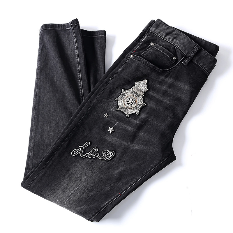 Pursue High-end Different Serious colors Shuai to no friends men's wear leisure time New products Jeansin the Men's clothing, Jeans  category - from Buy2taobao.com to provide professional Taobao agent buy service