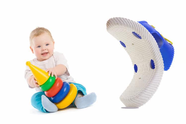 Chaussons enfants en autre pour été - semelle caoutchouc - Ref 986628 Image 3
