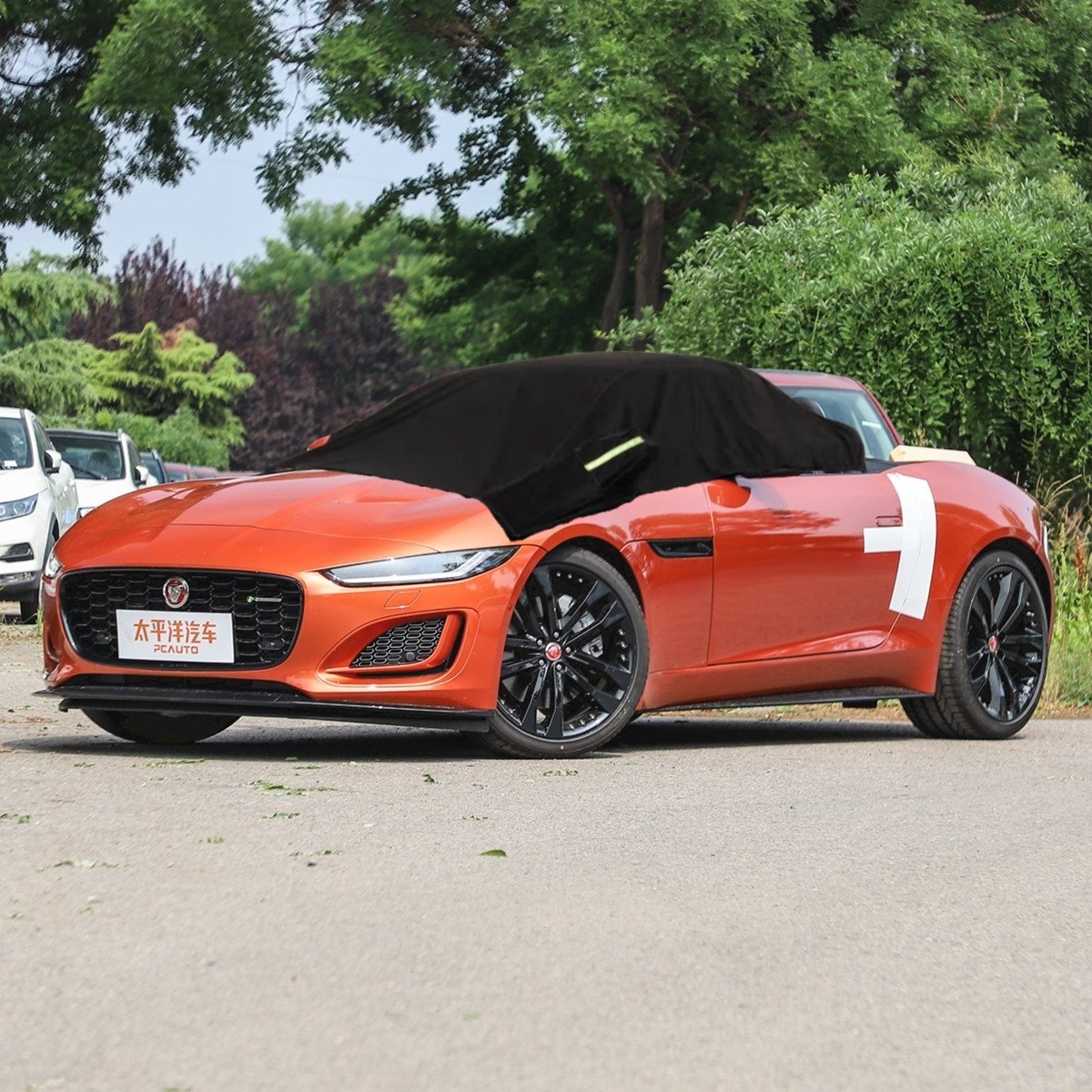 适用于捷豹F-TYPE敞篷专用半罩车衣防猫抓牛津布不掉毛防雨防晒套