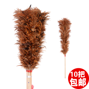 鸡毛扫家用鸡毛掸子不掉毛家务除尘清洁用品不锈钢鸡毛扫工厂车间