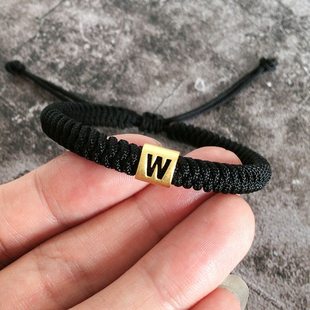 用头发编手链情侣礼物定制一缕青丝结发手绳diy材料加头发送男友