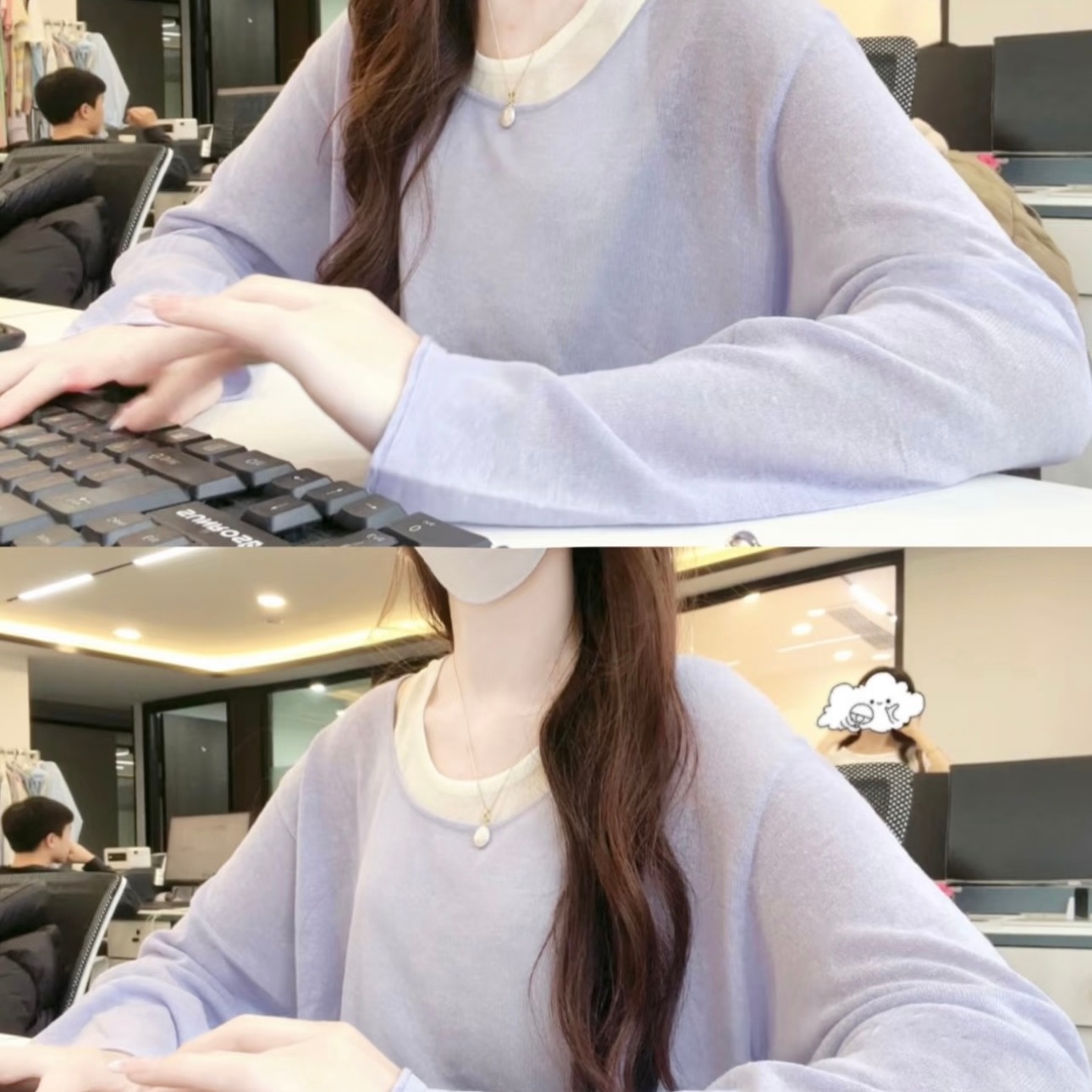 两件套长袖防晒衣薄款T恤衬衫
