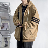 2025秋装新款扎染工艺时尚连帽卫衣休闲男士夹克外套WY881-P70，男装夹克，电商A006