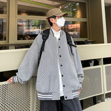 2025春装情侣夹克休闲上衣男士针织外套棒球服JK832-P75，男装夹克，电商A006