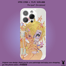 PlayGir复古甜妹Y2k千禧手机壳适用iPhone15苹果17promax保护套16pro原宿14新款11小米13全包菲林软硬壳定制