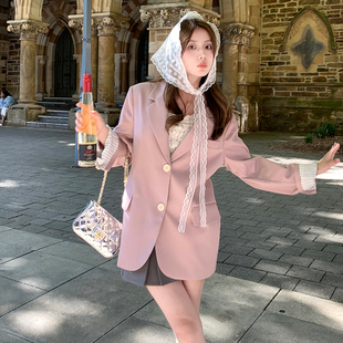 Ashy Snow【清仓折扣】江南区Lady早春高级感宽松休闲西装外套女