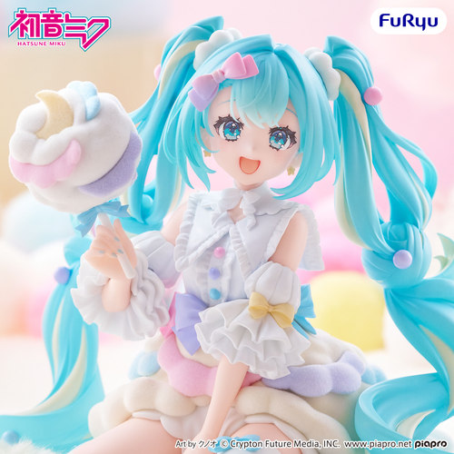 漫魂 预售 FURYU 初音未来 melffy系列手办 初音未来 棉花糖