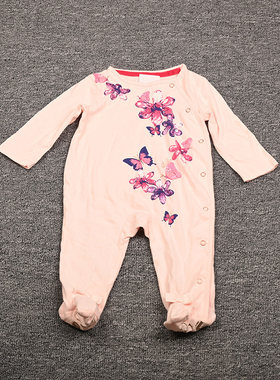 长袖连体衣爬服婴幼儿女童出口单