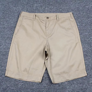 全棉薄款 中腰直筒休闲短裤 38码 家大码 女装 百慕大短裤 码 五分裤