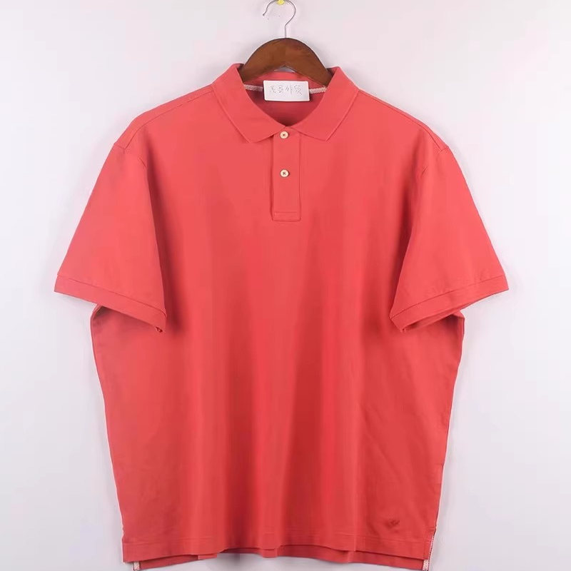 瑕疵基础款短袖翻领POLO衫T恤