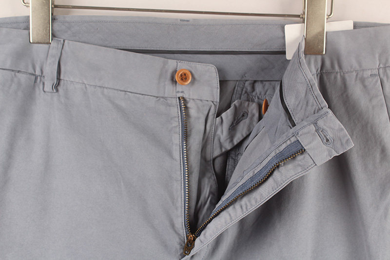 修身版R家薄款大码男装商务休闲纯色休闲裤全棉长裤Slim fit