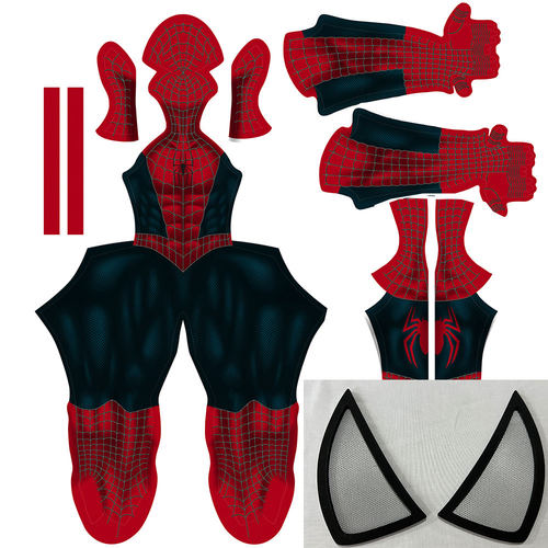成人儿童男款毒液Raimi Spiderman Cosplay雷米蜘蛛侠连体紧身衣