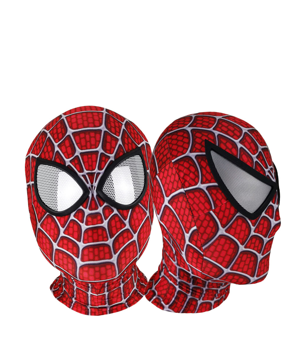 工厂直销雷米蜘蛛侠成人头套面具Spiderman Cosplay Hood mask