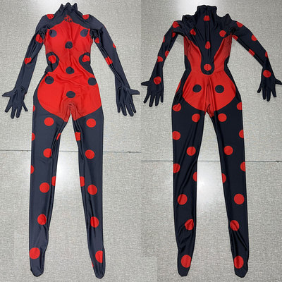 万圣节成人动漫动物恶女Zentai Cosplay少女角色扮演连体紧身衣
